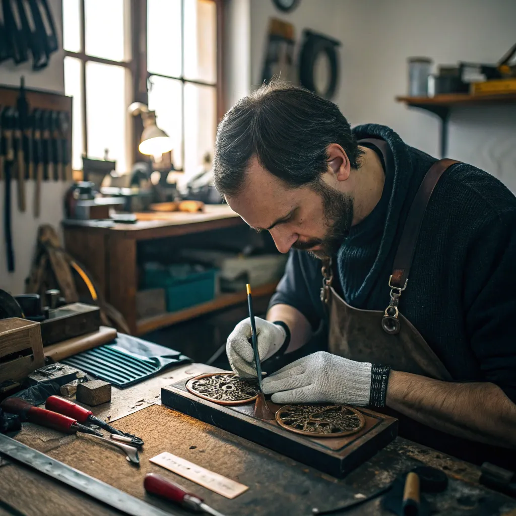 Craftsman at work